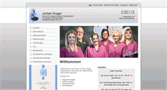 Desktop Screenshot of hausarzt-krueger.de