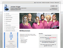 Tablet Screenshot of hausarzt-krueger.de